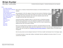 Tablet Screenshot of brianhunter.org.uk